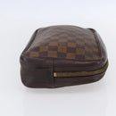 LOUIS VUITTON Damier Ebene Trousse Toilette25 Clutch Bag N47624 LV Auth bs30836-3