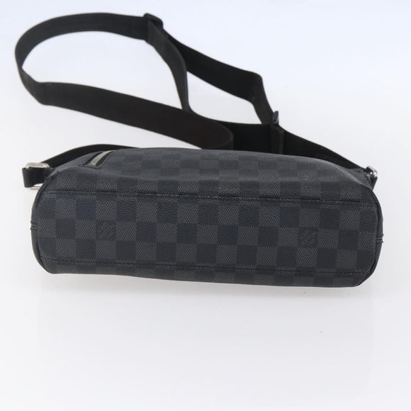 LOUIS VUITTON Damier Graphite Mick PM Shoulder Bag N40003 LV Auth bs30837