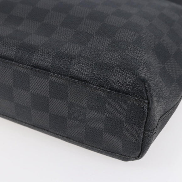LOUIS VUITTON Damier Graphite Mick PM Shoulder Bag N40003 LV Auth bs30837