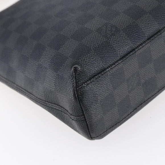 LOUIS VUITTON Damier Graphite Mick PM Shoulder Bag N40003 LV Auth bs30837