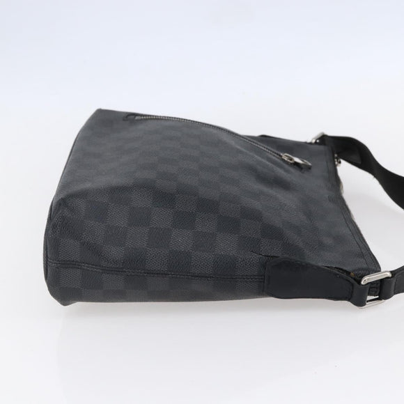 LOUIS VUITTON Damier Graphite Mick PM Shoulder Bag N40003 LV Auth bs30837
