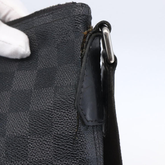 LOUIS VUITTON Damier Graphite Mick PM Shoulder Bag N40003 LV Auth bs30837