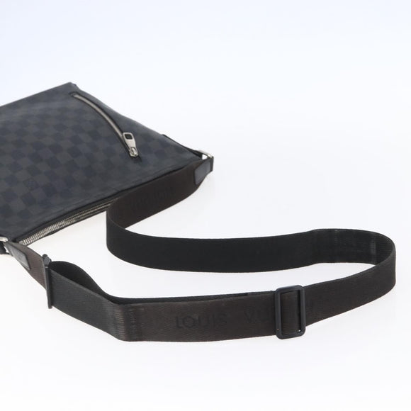 LOUIS VUITTON Damier Graphite Mick PM Shoulder Bag N40003 LV Auth bs30837