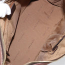 BVLGARI Logo Mania Shoulder Bag Canvas Brown Gold Auth bs30838-11