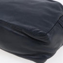 LOEWE Anagram Shoulder Bag Leather Navy Auth bs30840-15