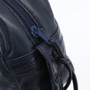 LOEWE Anagram Shoulder Bag Leather Navy Auth bs30840-10