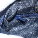 LOEWE Anagram Shoulder Bag Leather Navy Auth bs30840-17