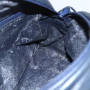 LOEWE Anagram Shoulder Bag Leather Navy Auth bs30840-18