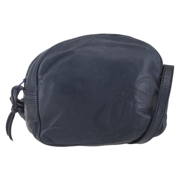 LOEWE Anagram Umhängetasche Leder Navy Auth bs30840
