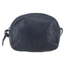 LOEWE Anagram Shoulder Bag Leather Navy Auth bs30840-13