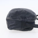 LOEWE Anagram Shoulder Bag Leather Navy Auth bs30840-4