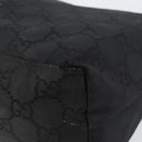 GUCCI GG Canvas Shoulder Bag Nylon Black Silver 001 3386 Auth bs30841-17