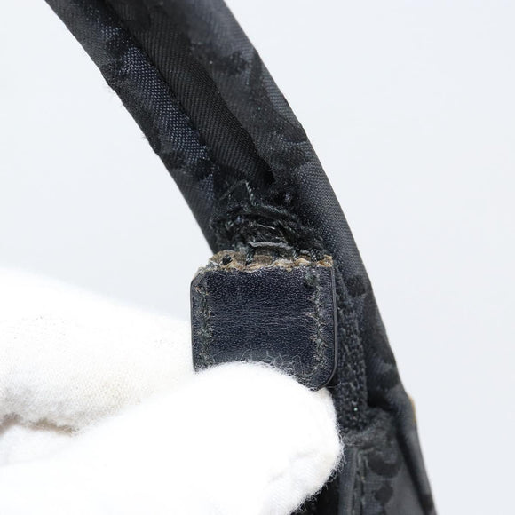 GUCCI GG Canvas Shoulder Bag Nylon Black Silver 001 3386 Auth bs30841