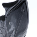 GUCCI GG Canvas Shoulder Bag Nylon Black Silver 001 3386 Auth bs30841-22