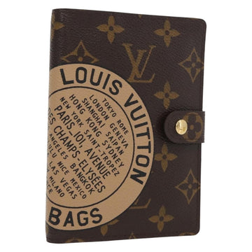 LOUIS VUITTON Monogram T&B Agenda PM Day Planner Cover R21039 LV Auth bs30842