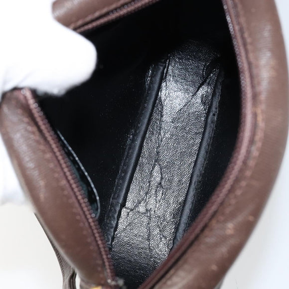 Burberrys Nova Check Shoulder Bag Canvas Beige Gold Auth bs30843