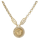 VERSACE Medusa Necklace metal Gold Auth bs30844-1