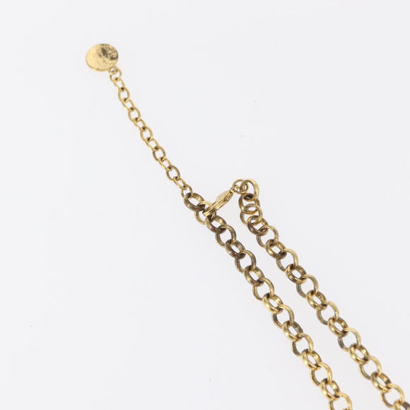 VERSACE Medusa Necklace metal Gold Auth bs30844