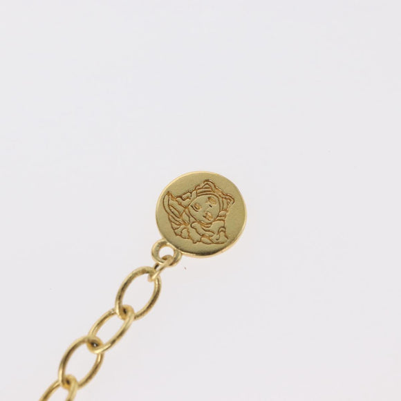 VERSACE Medusa Necklace metal Gold Auth bs30845