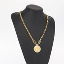 VERSACE Medusa Necklace metal Gold Auth bs30845-15