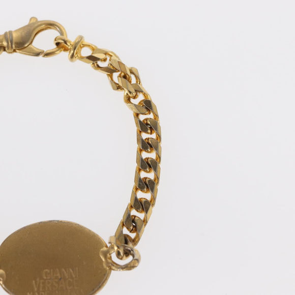 VERSACE Necklace metal 4 Set Gold Silver Auth bs30846