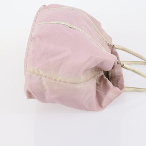 PRADA Hand Bag Nylon 3 Set Black Green pink Auth bs30847