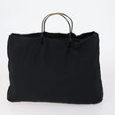 PRADA Hand Bag Nylon 3 Set Black Green pink Auth bs30847-2