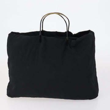 PRADA Hand Bag Nylon 3 Set Black Green pink Auth bs30847 - 0