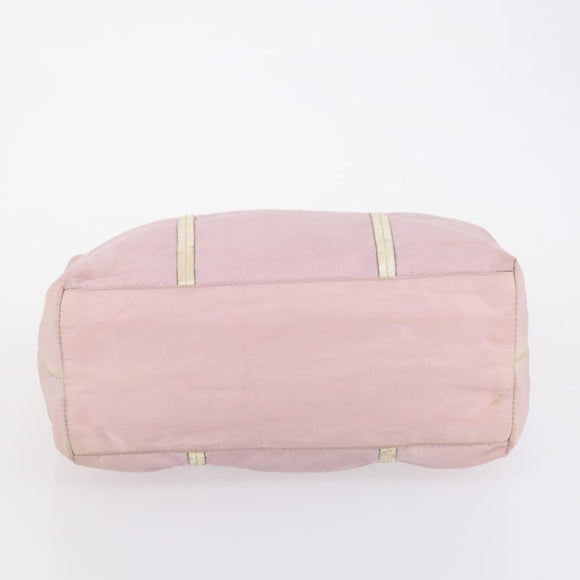 PRADA Hand Bag Nylon 3 Set Black Green pink Auth bs30847