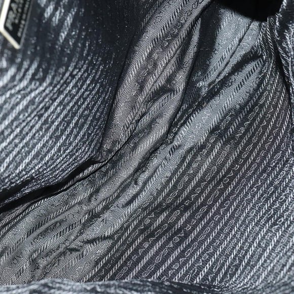 PRADA Hand Bag Nylon 3 Set Black Green pink Auth bs30847