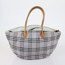 BURBERRY Nova Check Bag Canvas Nylon 3 Set Navy Beige Light blue Auth bs30848-10