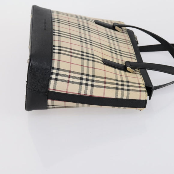 BURBERRY Nova Check Bag Canvas Nylon 3 Set Navy Beige Light blue Auth bs30848