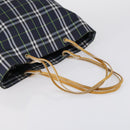 BURBERRY Nova Check Bag Canvas Nylon 3 Set Navy Beige Light blue Auth bs30848-5