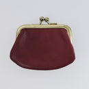 VALENTINO Hand Bag Leather Suede 3 Set Red Brown Auth bs30849-20