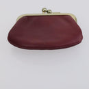 VALENTINO Hand Bag Leather Suede 3 Set Red Brown Auth bs30849-23