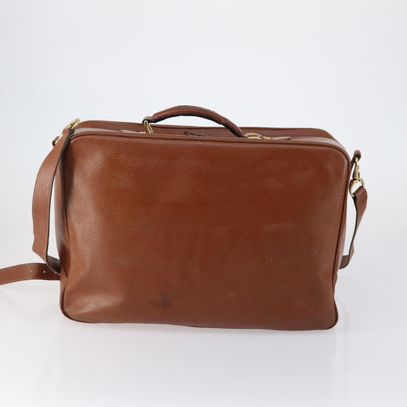 VALENTINO Hand Bag Leather Suede 3 Set Red Brown Auth bs30849