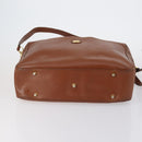 VALENTINO Hand Bag Leather Suede 3 Set Red Brown Auth bs30849-7