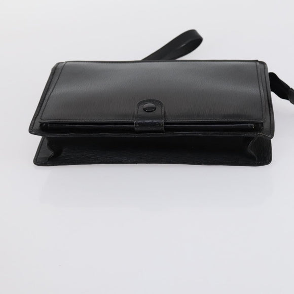 BALLY Boston Bag Leather Nylon 2 Set Black Auth bs30850