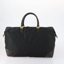 BALLY Boston Bag Leather Nylon 2 Set Black Auth bs30850-3