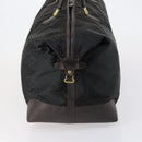 BALLY Boston Bag Leather Nylon 2 Set Black Auth bs30850-4