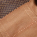 CELINE Macadam Canvas Tote Bag PVC Leather 2 Set Brown Auth bs30852-10