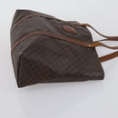 CELINE Macadam Canvas Tote Bag PVC Leather 2 Set Brown Auth bs30852-13