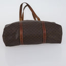 CELINE Macadam Canvas Tote Bag PVC Leather 2 Set Brown Auth bs30852-16