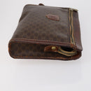 CELINE Macadam Canvas Clutch Bag PVC Leather 3 Set Brown Auth bs30854-11