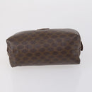 CELINE Macadam Canvas Clutch Bag PVC Leather 3 Set Brown Auth bs30854-20