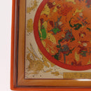 HERMES Charm Metal Leather 3 Set Red Gold Silver Auth bs30857-10