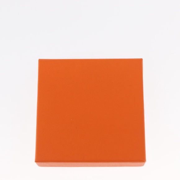 HERMES Charm Metal Leather 3 Set Red Gold Silver Auth bs30857