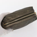 GUCCI GG Canvas Pouch 3 Set Pink Gold beige Auth bs30858-12