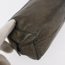 GUCCI GG Canvas Pouch 3 Set Pink Gold beige Auth bs30858-14