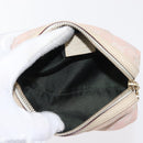 GUCCI GG Canvas Pouch 3 Set Pink Gold beige Auth bs30858-8